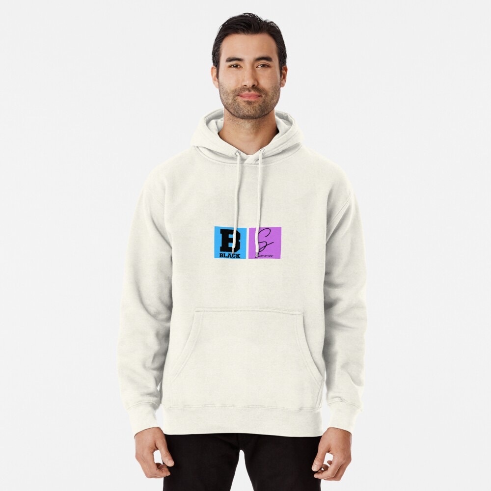 Black Summer Purple pullover hoodie
